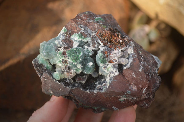 Natural Rare Ball Malachite On Drusy Quartz & Dolomite Matrix  x 3 From Kambove, Congo - Toprock Gemstones and Minerals 