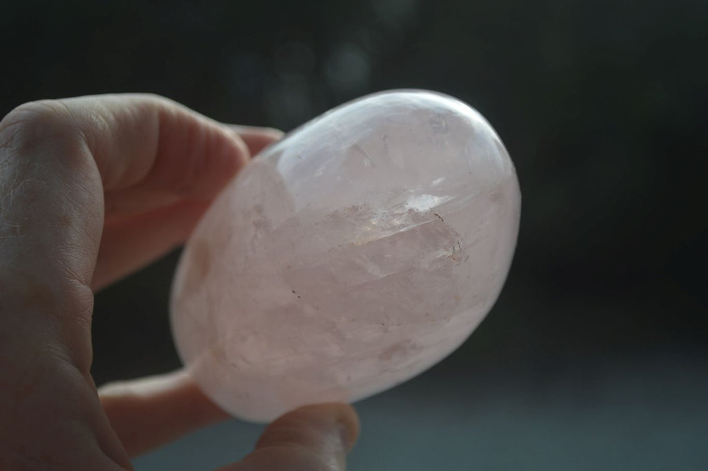 Polished Pink Rose Quartz Standing Free Forms  x 4 From Madagascar - Toprock Gemstones and Minerals 