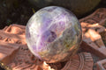 Polished Dream Flower Amethyst Sphere x 1 From Madagascar - TopRock