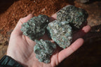 Natural Rare Emerald Mica In Matrix Cobbed Specimens x 12 From Mutoko, Zimbabwe - Toprock Gemstones and Minerals 