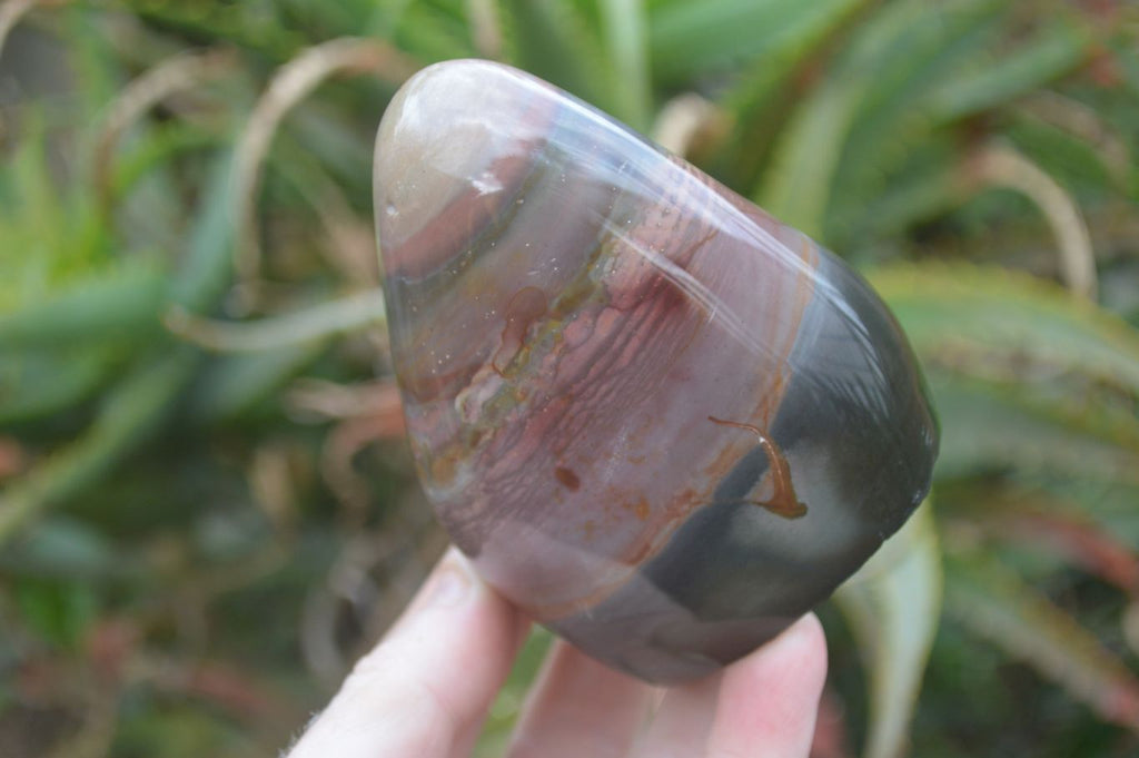 Polished Polychrome Jasper Standing Free Forms  x 4 From Mahajanga, Madagascar - Toprock Gemstones and Minerals 
