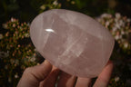 Polished Pink Rose Quartz Standing Free Forms x 3 From Antsirabe, Madagascar - Toprock Gemstones and Minerals 