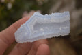 Natural Etched Blue Chalcedony Specimens  x 12 From Nsanje, Malawi - Toprock Gemstones and Minerals 