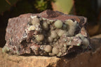Natural Rare Ball Malachite On Drusy Quartz & Dolomite Matrix  x 3 From Kambove, Congo - Toprock Gemstones and Minerals 