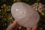 Polished Pink Rose Quartz Standing Free Forms x 3 From Antsirabe, Madagascar - Toprock Gemstones and Minerals 