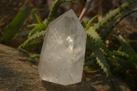 Polished Clear Quartz Crystal Points x 2 From Madagascar - Toprock Gemstones and Minerals 
