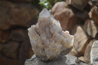 Natural Smokey Quartz Clusters x 2 From Luena, Congo - Toprock Gemstones and Minerals 