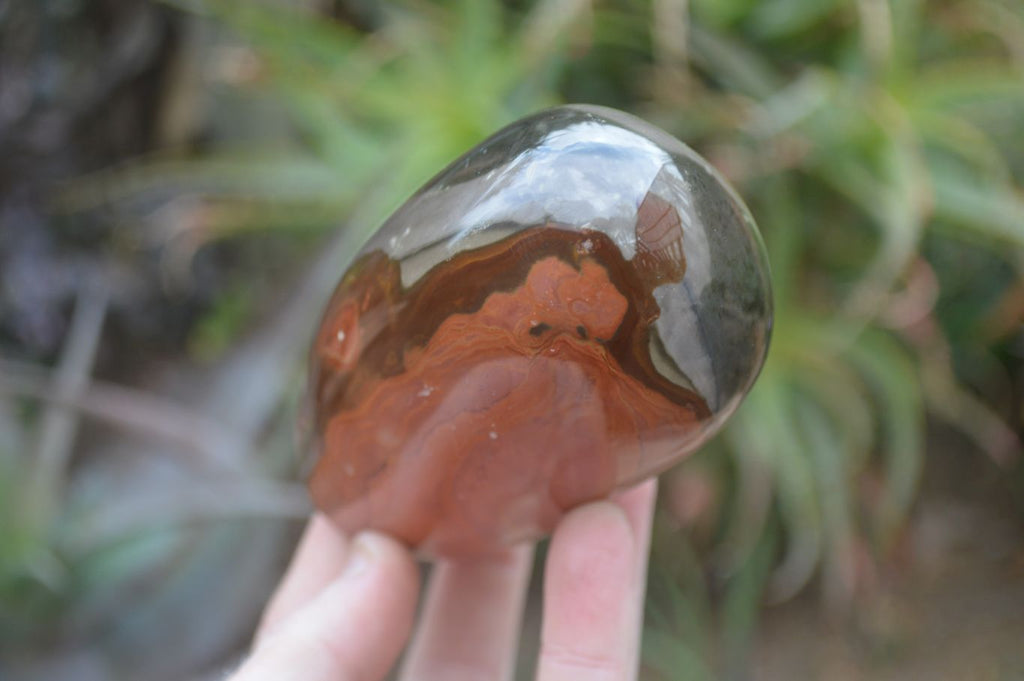 Polished Polychrome Jasper Standing Free Forms  x 4 From Mahajanga, Madagascar - Toprock Gemstones and Minerals 