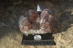 Natural Red Hematoid Quartz Specimens x 3 From Karoi, Zimbabwe - Toprock Gemstones and Minerals 