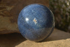 Polished Blue Lazulite Spheres  x 6 From Madagascar - Toprock Gemstones and Minerals 