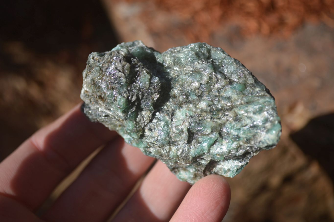 Natural Rare Emerald Mica In Matrix Cobbed Specimens x 12 From Mutoko, Zimbabwe - Toprock Gemstones and Minerals 