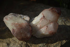 Natural Red Hematoid Quartz Specimens x 3 From Karoi, Zimbabwe - Toprock Gemstones and Minerals 