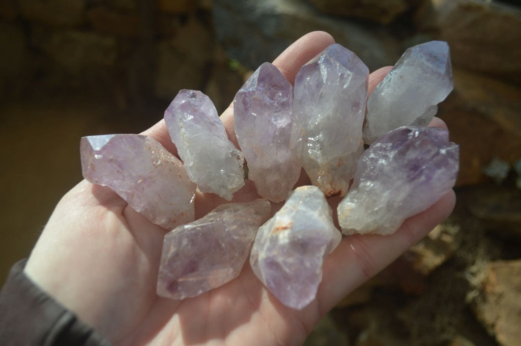 Natural Jacaranda Amethyst Crystals x 35 From Mumbwe, Zambia - Toprock Gemstones and Minerals 