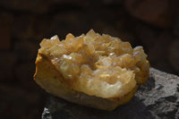 Natural Limonite Quartz Clusters x 3 From Solwezi, Zambia - Toprock Gemstones and Minerals 