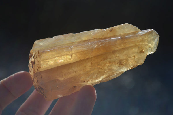 Natural Honey Aragonite Etched & Cobbed Pieces  x 12 From Namibia - Toprock Gemstones and Minerals 