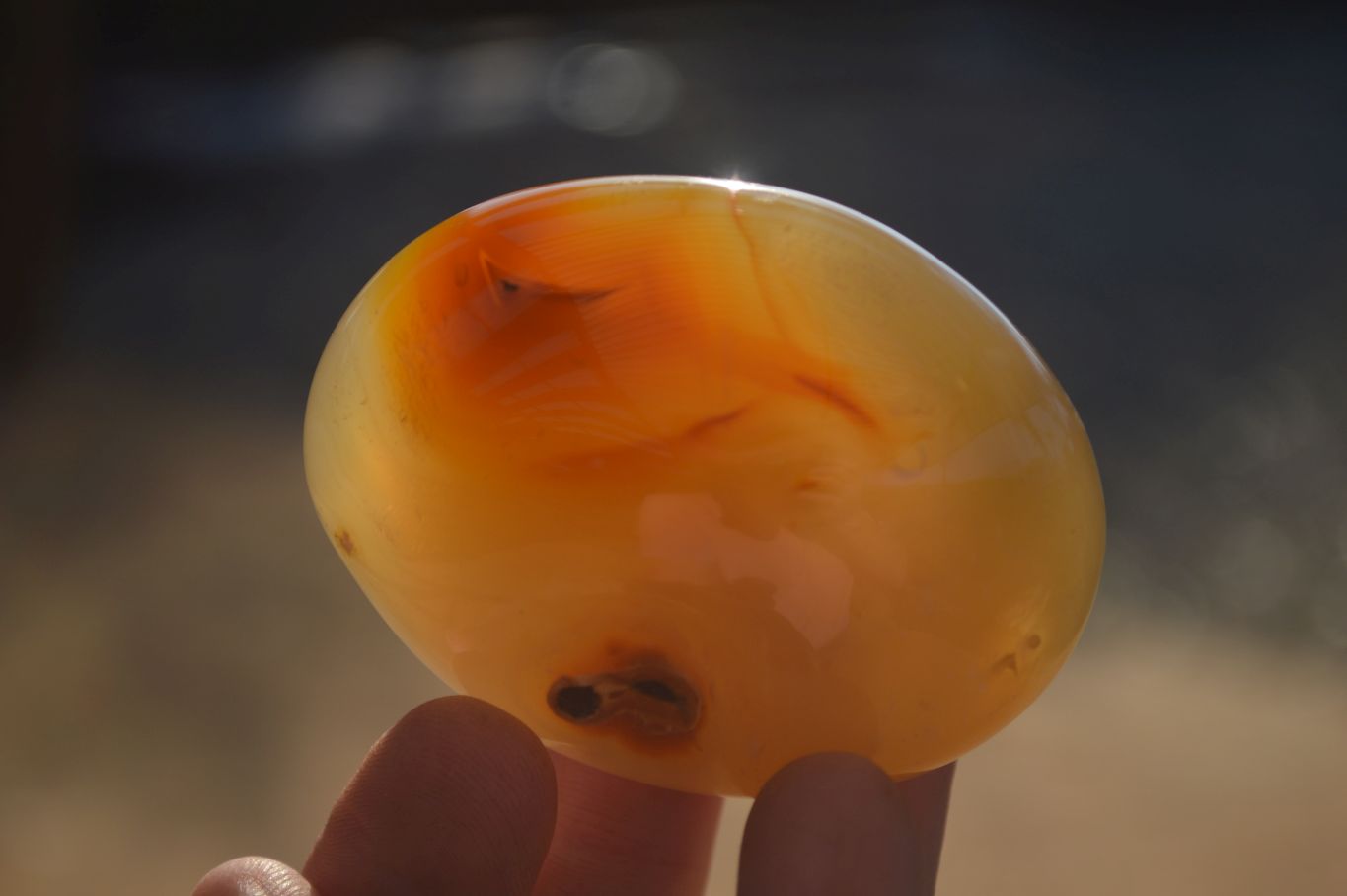 Polished Large Agate Palm Stones  x 1.8 Kg Lot From Madagascar - Toprock Gemstones and Minerals 