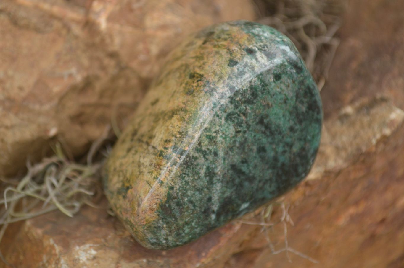 Polished Fluorescent Ruby Corundum In Chrome Verdite Free Forms x 4 From Zimbabwe - TopRock
