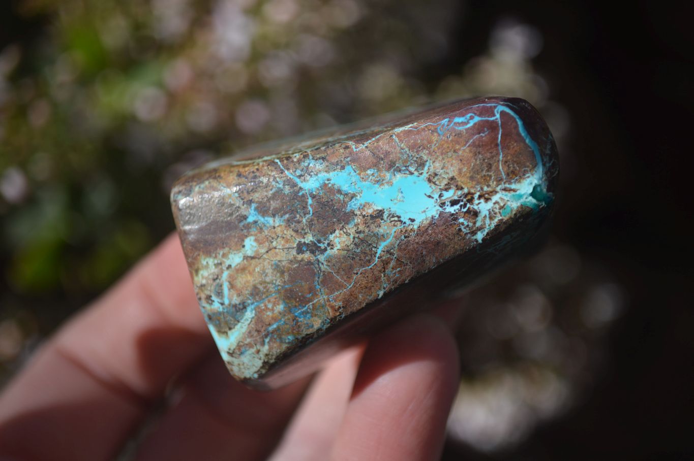 Polished Blue Shattuckite Free Forms  x 6 From Kaokoveld, Namibia - Toprock Gemstones and Minerals 