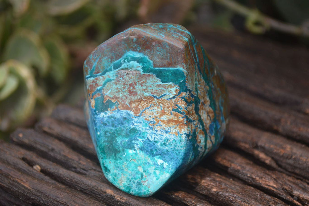 Polished Blue Shattuckite Free Forms  x 6 From Kaokoveld, Namibia - Toprock Gemstones and Minerals 