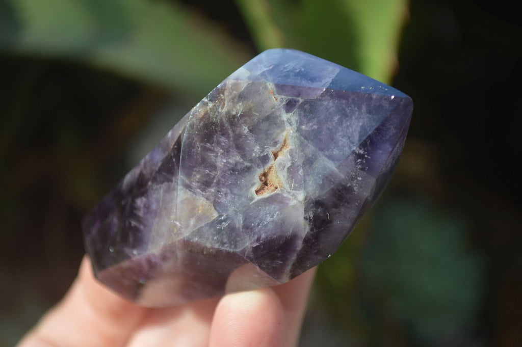 Polished Dark Purple Amethyst Points x 6 From Zambia - Toprock Gemstones and Minerals 