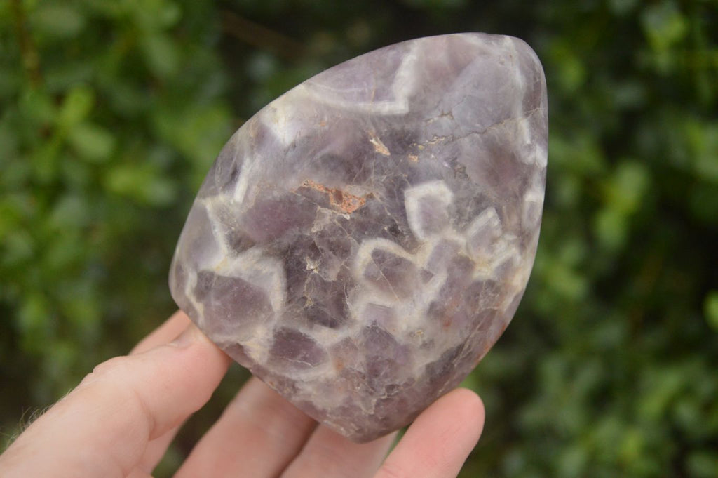 Polished Smokey Dream Amethyst Standing Free Forms  x 6 From Madagascar - Toprock Gemstones and Minerals 