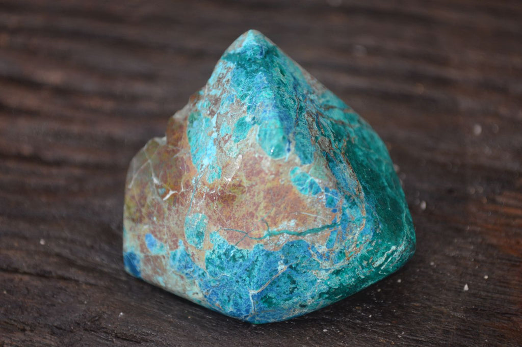 Polished Blue Shattuckite Free Forms  x 6 From Kaokoveld, Namibia - Toprock Gemstones and Minerals 