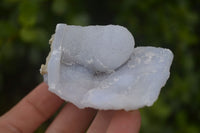 Natural Etched Blue Chalcedony Specimens  x 12 From Nsanje, Malawi - Toprock Gemstones and Minerals 