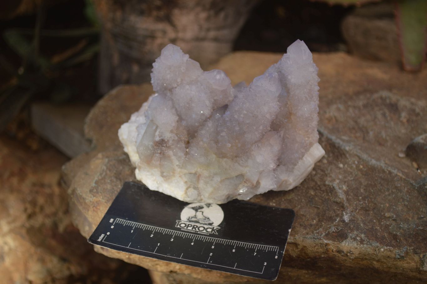 Natural Pale Lilac Spirit Quartz Clusters x 3 From Boekenhouthoek, South Africa - Toprock Gemstones and Minerals 