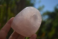 Polished  Pink Rose Quartz Standing Free Forms x 4 From Ambatondrazaka, Madagascar - TopRock