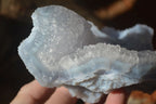Natural Etched Blue Chalcedony Specimens  x 3 From Nsanje, Malawi - Toprock Gemstones and Minerals 