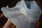 Natural Etched Blue Chalcedony Specimens  x 3 From Nsanje, Malawi - Toprock Gemstones and Minerals 