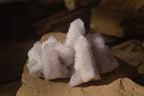 Natural Pale Lilac Spirit Quartz Clusters x 3 From Boekenhouthoek, South Africa - Toprock Gemstones and Minerals 