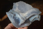 Natural Etched Blue Chalcedony Specimens  x 3 From Nsanje, Malawi - Toprock Gemstones and Minerals 