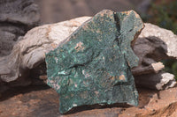 Natural Crystalline Micro Botryoidal Malachite Specimens  x 2 From Congo - Toprock Gemstones and Minerals 