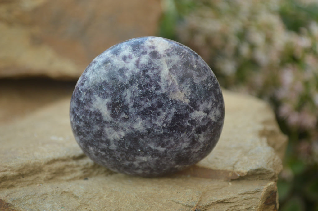 Polished Purple Lepidolite Palm Stones  x 12 From Zimbabwe - Toprock Gemstones and Minerals 