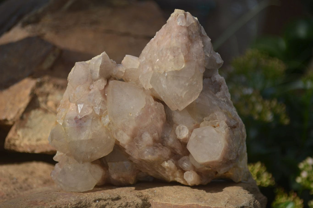 Natural Smokey Quartz Clusters  x 3 From Luena, Congo - Toprock Gemstones and Minerals 