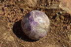 Polished Lovely Dark Dream Amethyst Spheres  x 2 From Madagascar - TopRock