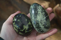 Polished Spotted Leopard Stone Free Forms  x 6 From Zimbabwe - Toprock Gemstones and Minerals 