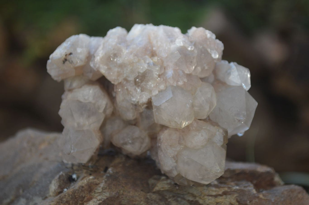 Natural Smokey Quartz Clusters  x 3 From Luena, Congo - Toprock Gemstones and Minerals 