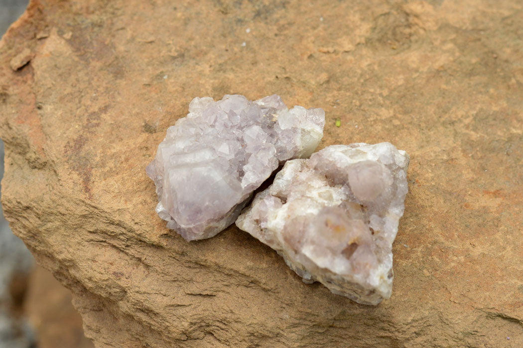 Natural Lovely Selection Of Spirit / Cactus Quartz Clusters  x 12 From Boekenhouthoek, South Africa - TopRock