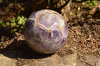 Polished Lovely Dark Dream Amethyst Spheres  x 2 From Madagascar - TopRock