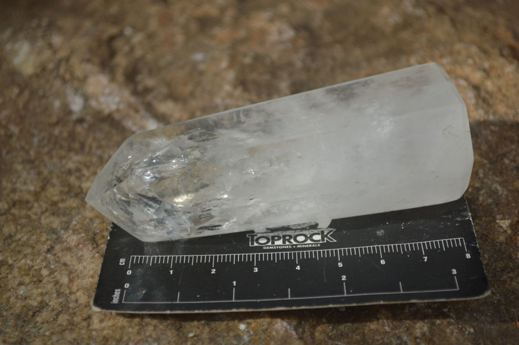 Polished Clear Quartz Crystal Points x 6 From Madagascar - Toprock Gemstones and Minerals 