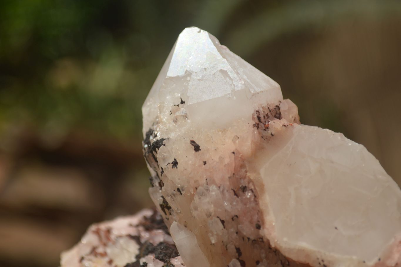 Natural Candle Quartz Clusters  x 5 From Madagascar - TopRock