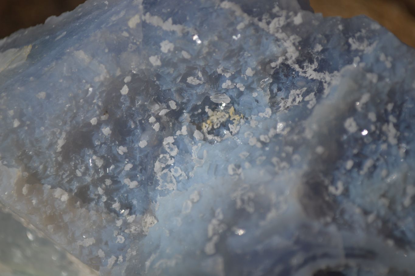 Natural Etched Blue Chalcedony Specimens  x 3 From Nsanje, Malawi - Toprock Gemstones and Minerals 