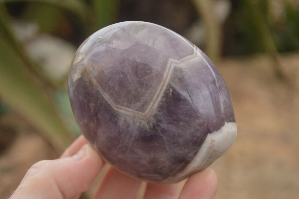 Polished Smokey Dream Amethyst Standing Free Forms  x 6 From Madagascar - Toprock Gemstones and Minerals 