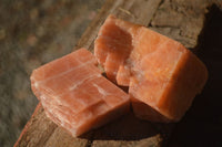 Natural New Sunset Orange Calcite Specimens  x 12 From Spitzkop, Namibia - Toprock Gemstones and Minerals 