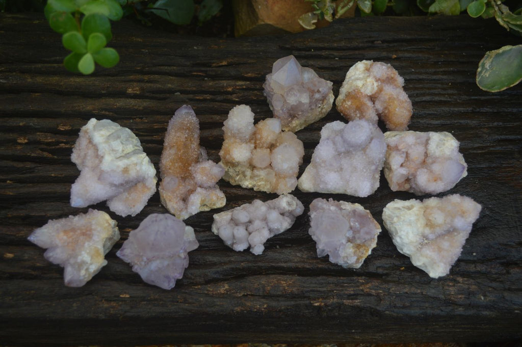 Natural Spirit Amethyst Quartz Specimens  x 12 From Boekenhouthoek, South Africa - Toprock Gemstones and Minerals 