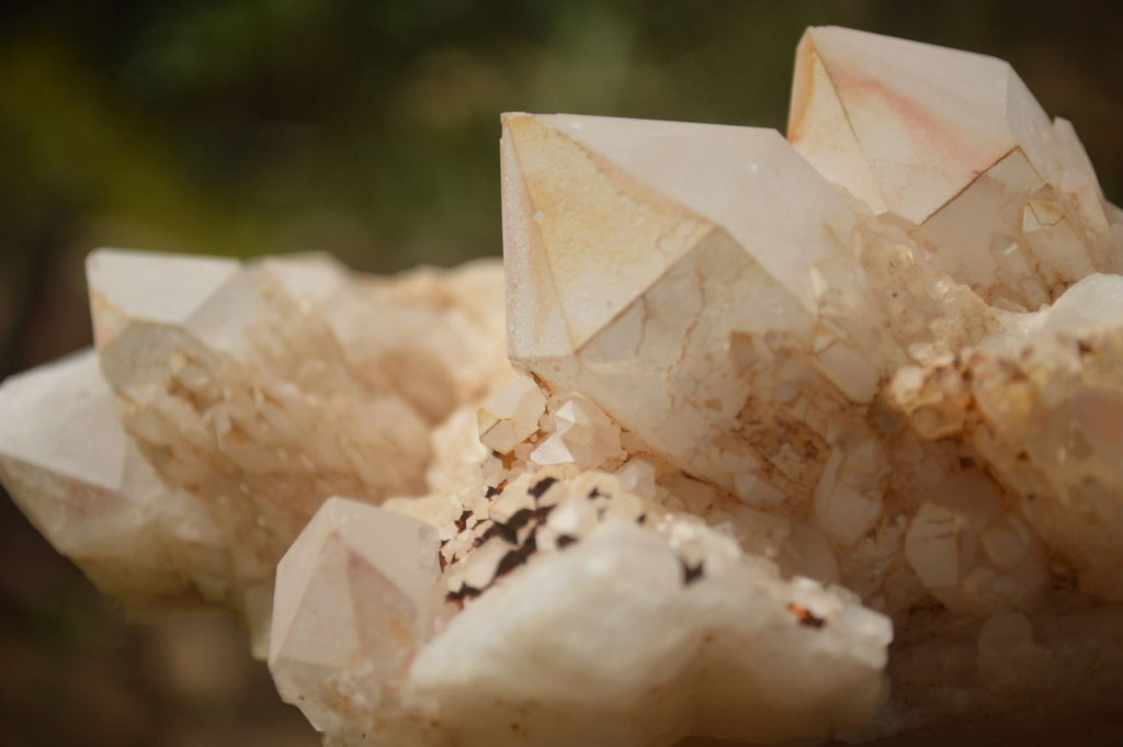Natural Candle Quartz Clusters  x 5 From Madagascar - TopRock
