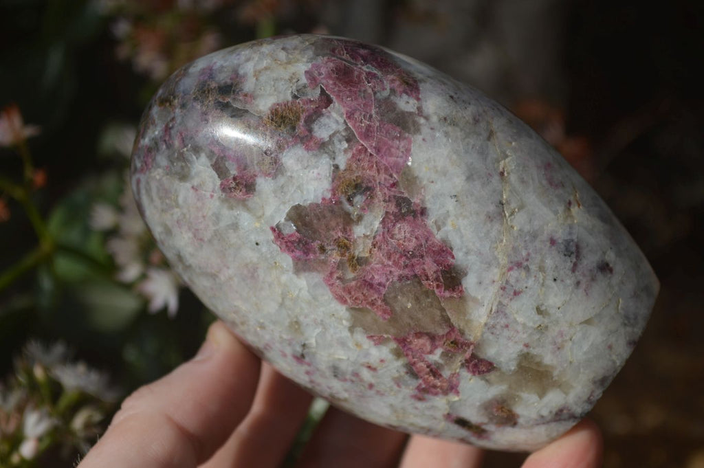 Polished Rubellite Pink Tourmaline Matrix Standing Free Forms x 2 From Madagascar - Toprock Gemstones and Minerals 
