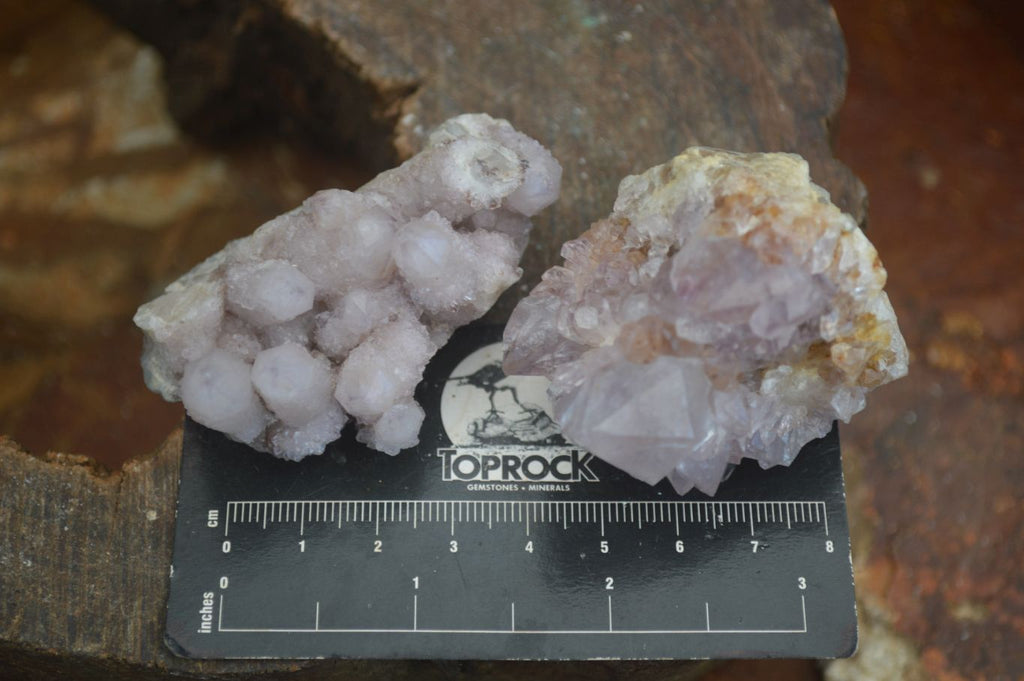 Natural Spirit Amethyst Quartz Specimens  x 12 From Boekenhouthoek, South Africa - Toprock Gemstones and Minerals 